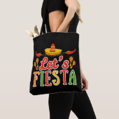 Let's Fiesta Cinco de Mayo トートバッグ (クローズアップ)