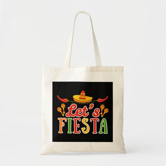 Let's Fiesta Cinco de Mayo トートバッグ (正面)