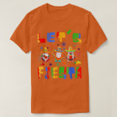 Let's Fiesta Meican Party  Happy Cinco De Mayo Hol Tシャツ (デザイン正面)