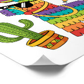 Let's Fiesta Pinata Cinco De Mayo Mexican Me ポスター (角)