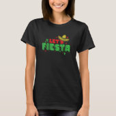 Let's Fiesta Sombrero Holiday Mexico Tシャツ (正面)