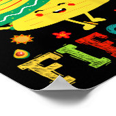 Let's Fiesta Taco Cinco De Mayo Boys Men Kids Mexi ポスター (角)