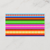 Let's Fiesta Water色の赤ちゃんシャワーおむつラッフル エンクロージャーカード (裏面)