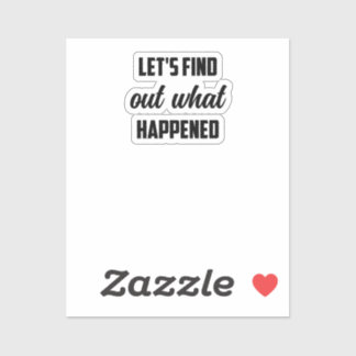 Let's Find Out What Happened: Investigative Quest	 シール