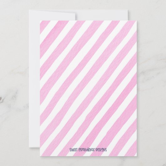 Let's Flamingle! Birthday Party Invitation 招待状 (裏面)