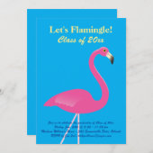 Let's Flamingle Class of 2019卒業 – 青 招待状 (正面/裏面)