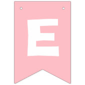 Let's Flamingle Pink Girlトロピカルバースデーパーティー バンティングフラッグ (第3の旗)