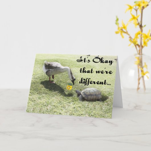 Let's Friends カード (黄色い花)