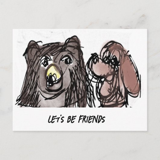 Let's Friends ポストカード (正面)