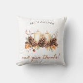 Let's Gather and Give Thanks Fall クッション (正面)