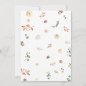 Let's Gather Pumpkin Dinner Thanksgiving 招待状 (裏面)