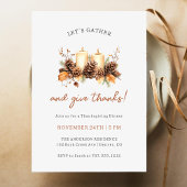 Let's Gather Thanksgiving Dinner 招待状