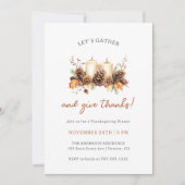 Let's Gather Thanksgiving Dinner 招待状 (正面)