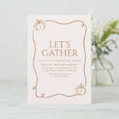 Let's Gather Vintage Invitation 招待状 (スタンド正面)