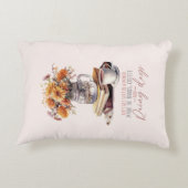 Let's Get – ブッ失ったク、コーヒー、雨素朴 アクセントクッション (裏面)