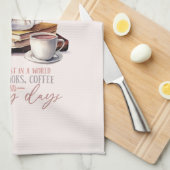 Let's Get – ブッ失ったク、コーヒー、雨素朴 キッチンタオル (四つ折り)