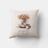 Let's Get – ブッ失ったク、コーヒー、雨素朴 クッション (裏面)