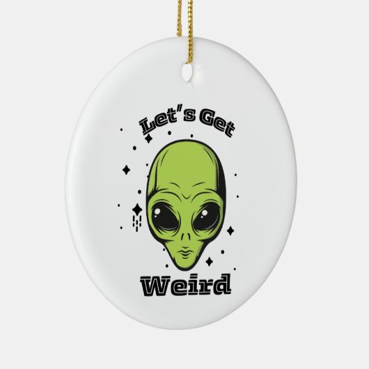 「Let's Get」風変わりエイリアンオーナメント セラミックオーナメント (右)