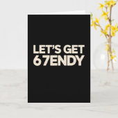 Let's Get 6 7endy 67 シックスセブン カード (黄色い花)