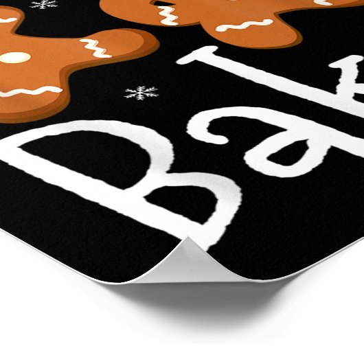 Let's Get Baked Cookie Baking Team Gingerbread Chr ポスター (角)