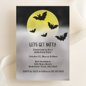 Let's Get Batty ハロウィンパーティー 招待状