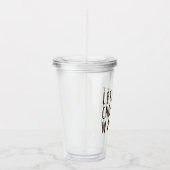 Let's Get Chocolate Wasted Chocoholic アクリルタンブラー (右)