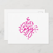 Let's Get Cozy Christmas ポストカード (正面/裏面)