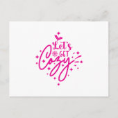 Let's Get Cozy Christmas ポストカード (正面)