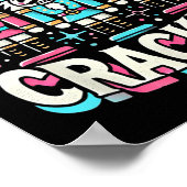 Lets Get Crackin Three Nutcrackers Christmas Men W ポスター (角)