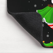 Let's Get Elfed Up Christmas Family Elf Squad Girl マウスパッド (コーナー)