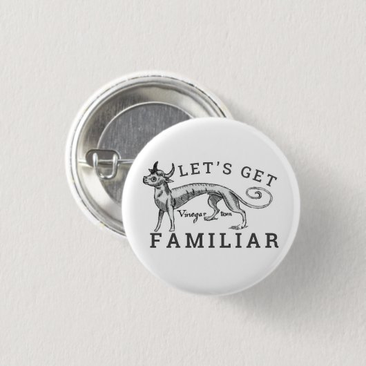 Let's get familiar button badge 缶バッジ (正面&裏面)