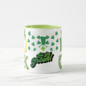 Let's Get Green" Lucky St. Patrick's Day Mug マグカップ (中央)