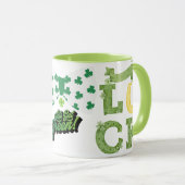 Let's Get Green" Lucky St. Patrick's Day Mug マグカップ (正面右)