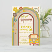 Let's get groovy バースデー 招待状 (スタンド正面)