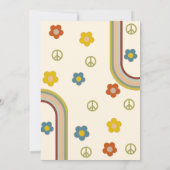 Let's get groovy バースデー 招待状 (裏面)