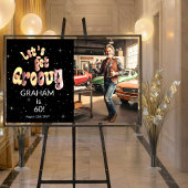 Let's Get Groovy Men's 60th Birthday Photo ポスター