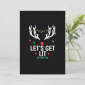 Let's Get Lit クールクリスマス シーズンカード (スタンド正面)