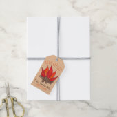 Let's Get Lit バチェラーパーティー スタッグドゥ キャンプファイヤー キャンプ ギフトタグ (より糸付き)