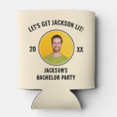 Let's Get Lit バチェラーパーティー ビール缶クーラー 缶クーラー (裏面)
