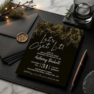 Let's Get Lit   結婚前最後の夜 招待状