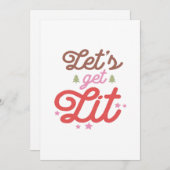 Let's Get Lit, Christmas シーズンカード (正面/裏面)