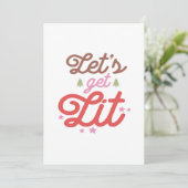 Let's Get Lit, Christmas シーズンカード (スタンド正面)