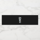 Let's Get Lit Christmas Light ペットボトルラベル (シングルラベル)