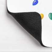 Let's Get Lit Christmas Lights  マウスパッド (コーナー)