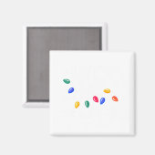 Let's Get Lit Christmas Lights  マグネット (正面/裏面)