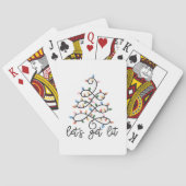 Let's Get Lit Christmas Tree Lights Classic トランプ (裏面)