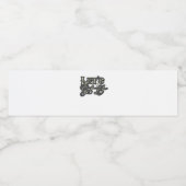 Let's Get Lit Classic Creative Casual ペットボトルラベル (シングルラベル)