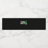 Let's Get Lit Drinking Christmas ペットボトルラベル (シングルラベル)