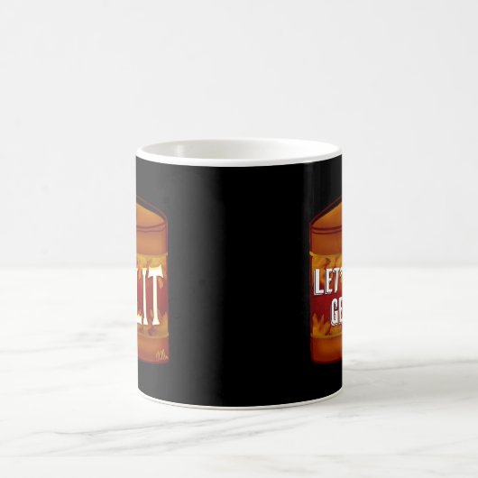 Let's Get Lit Fall Candle Classic コーヒーマグカップ (中央)