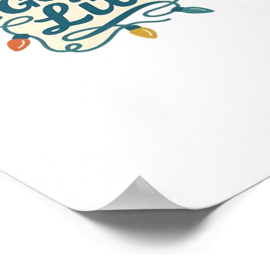 Let's Get Lit Funny Christmas Lights Holiday Party ポスター (角)